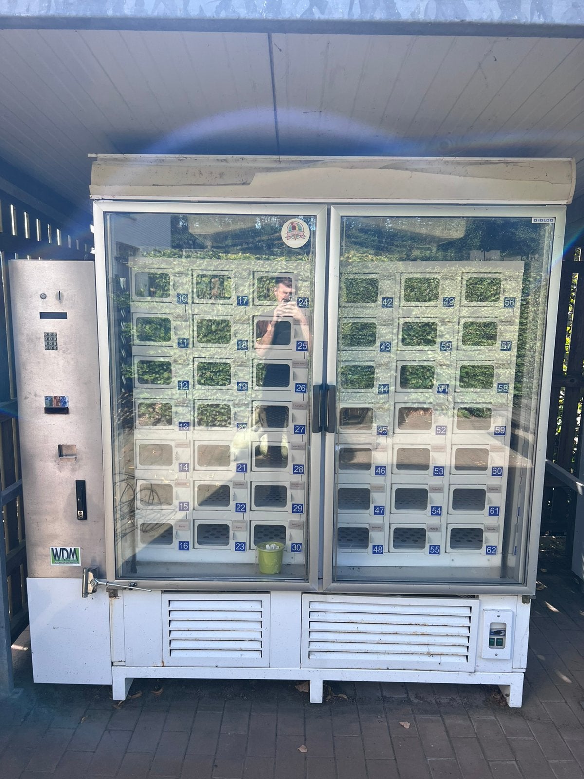Diepvries automaat, Verzamelen, Ophalen, Gebruikt