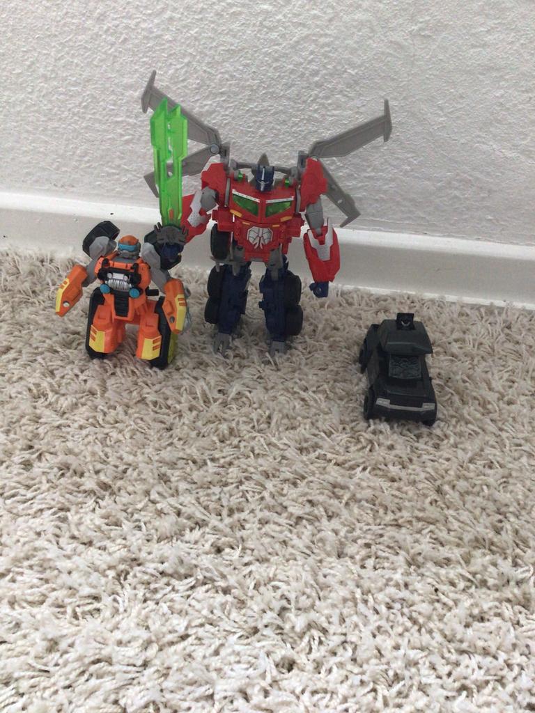 Lots de 4 Transformers, Ophalen, Zo goed als nieuw