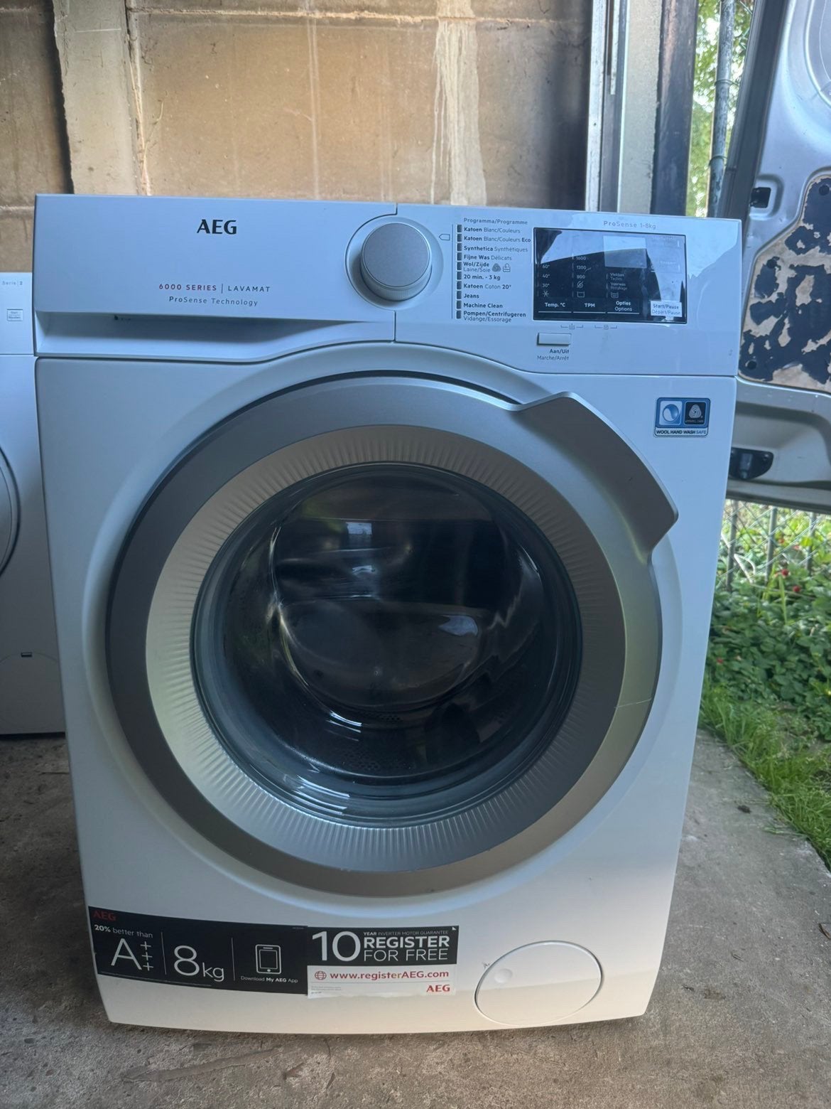 AEG WASMACHINE 8KG A+++ (GARANTIE), Elektronische apparatuur, Wasmachines, Zo goed als nieuw, Ophalen