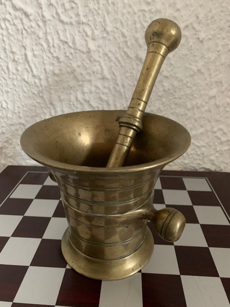 VIJZEL EN STAMPER, Antiek en Kunst, Antiek | Brons en Koper, Ophalen
