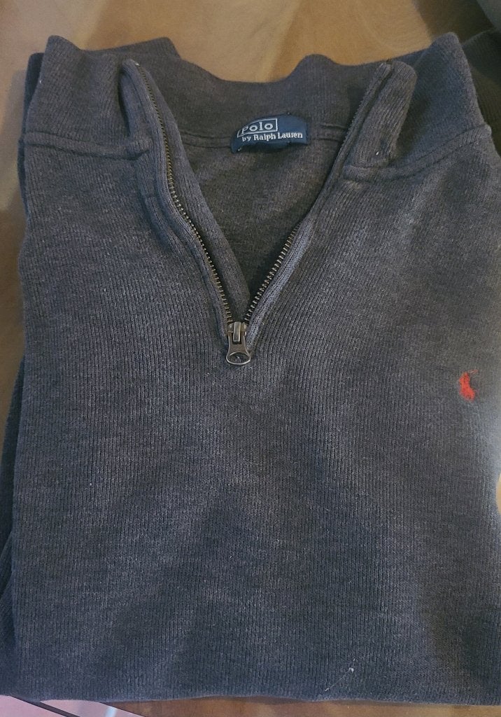 Ralph lauren trui grijs, Kleding | Heren, Truien en Vesten, Ophalen, Maat 48/50 (M), Ralph Lauren, Grijs