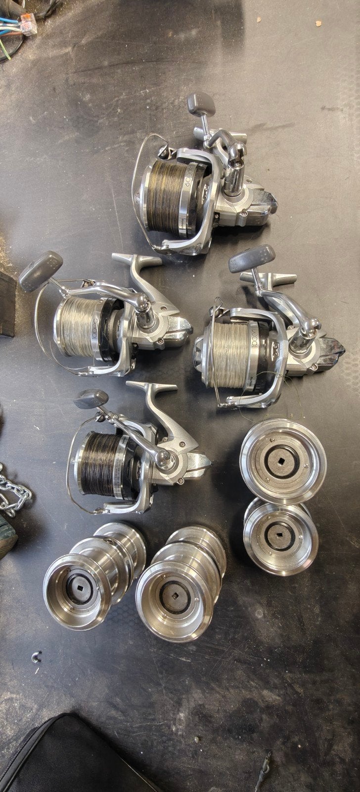 shimano, Ophalen