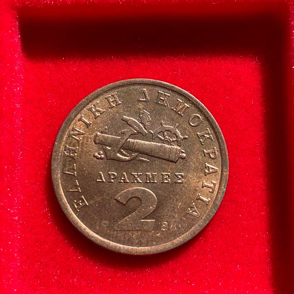 Griekenland - Prachtige 2 drachmes - 1988, Verzenden, Overige landen, Losse munt