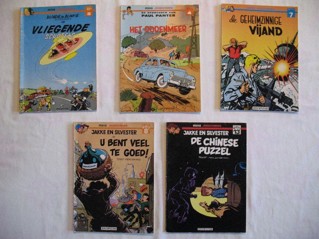 Reeks Jeugdzonden, nrs 3, 4, 7, 8, 13,, Meerdere stripboeken, Ophalen of Verzenden, Zo goed als nieuw