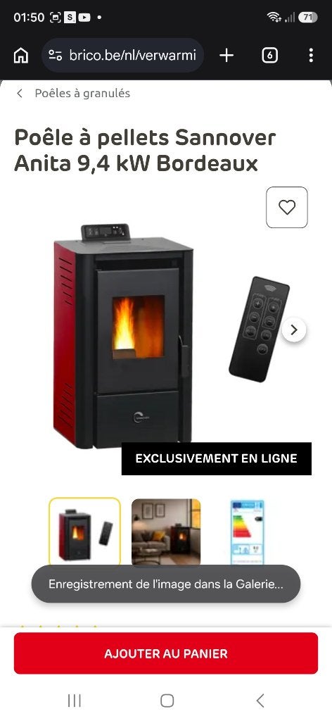 Pelet, Autres carburants, Comme neuf, Enlèvement, Poêle à granulés