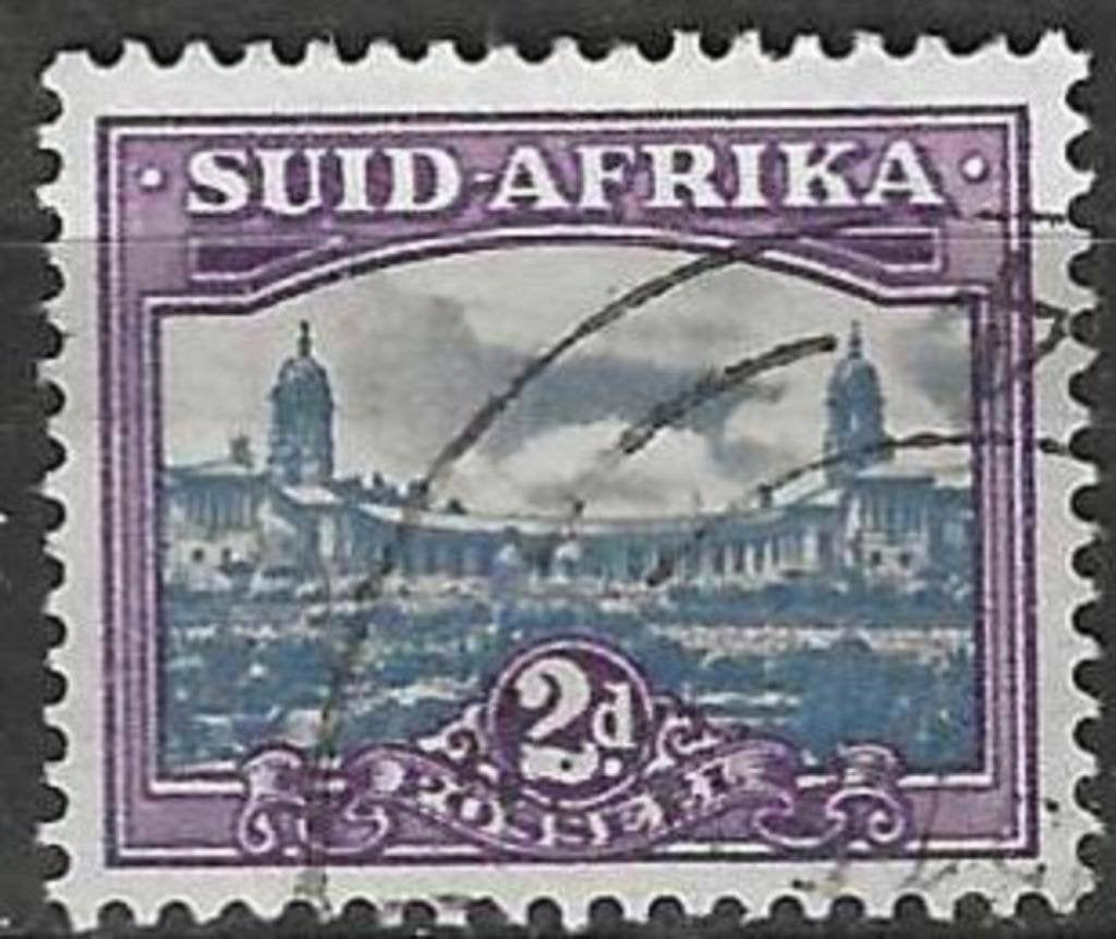 Zuid-Afrika 1950 - Yvert 183 - Gebouw van de Unie (ST), Postzegels en Munten, Postzegels | Afrika, Gestempeld, Zuid-Afrika, Verzenden