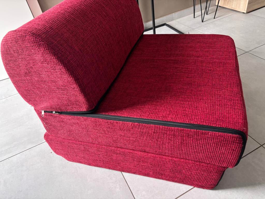 Zetelbed 1 persoon, Huis en Inrichting, Ophalen, Gebruikt, Eenpersoons, Minder dan 150 cm