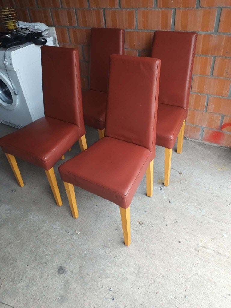 Chaise, Maison & Meubles, Chaises, Brun, Enlèvement, Utilisé, Quatre