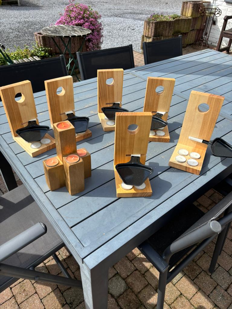 Chauffe raclette, Jardin & Terrasse, Tables de pique-nique, Enlèvement, Comme neuf