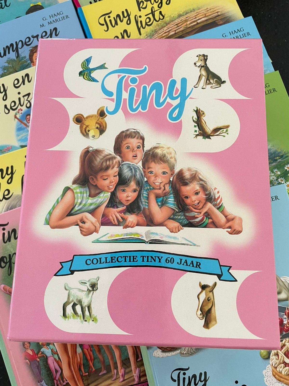 Verzamelbox 60 jaar Tiny, Boeken, Kinderboeken | Jeugd | 10 tot 12 jaar, Ophalen of Verzenden, Zo goed als nieuw