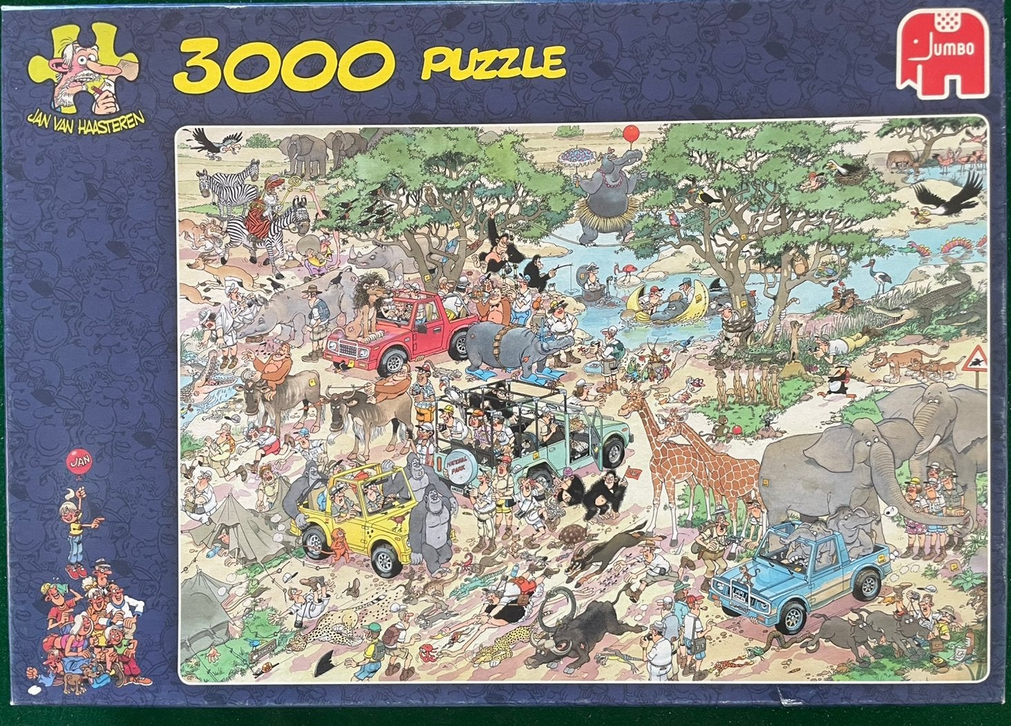 Jan van Haasteren 3000 stukjes- Safari, Hobby en Vrije tijd, Ophalen of Verzenden, Zo goed als nieuw