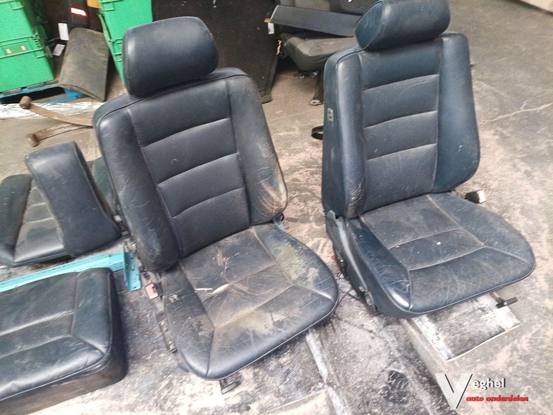 Mercedes w124 coupe 1992 interieur blauw leer, Auto-onderdelen, Ophalen, Gebruikt, -, -