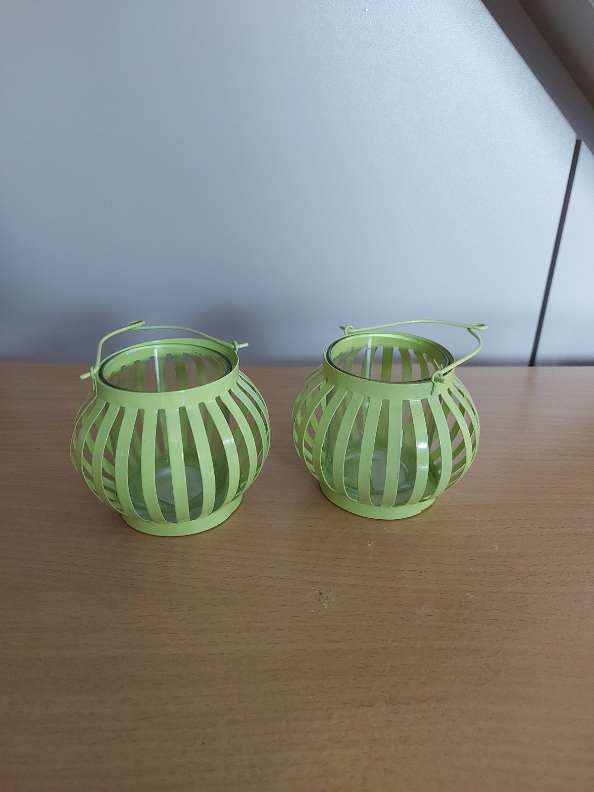 bougeoirs, Ophalen of Verzenden, Geel, Glas, Lantaarn