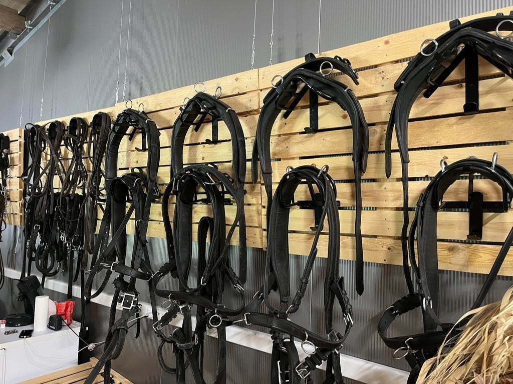 Ideal vierspan tuig, Dieren en Toebehoren, Paarden en Pony's | Hoofdstellen en Tuigage, Ophalen, Zo goed als nieuw