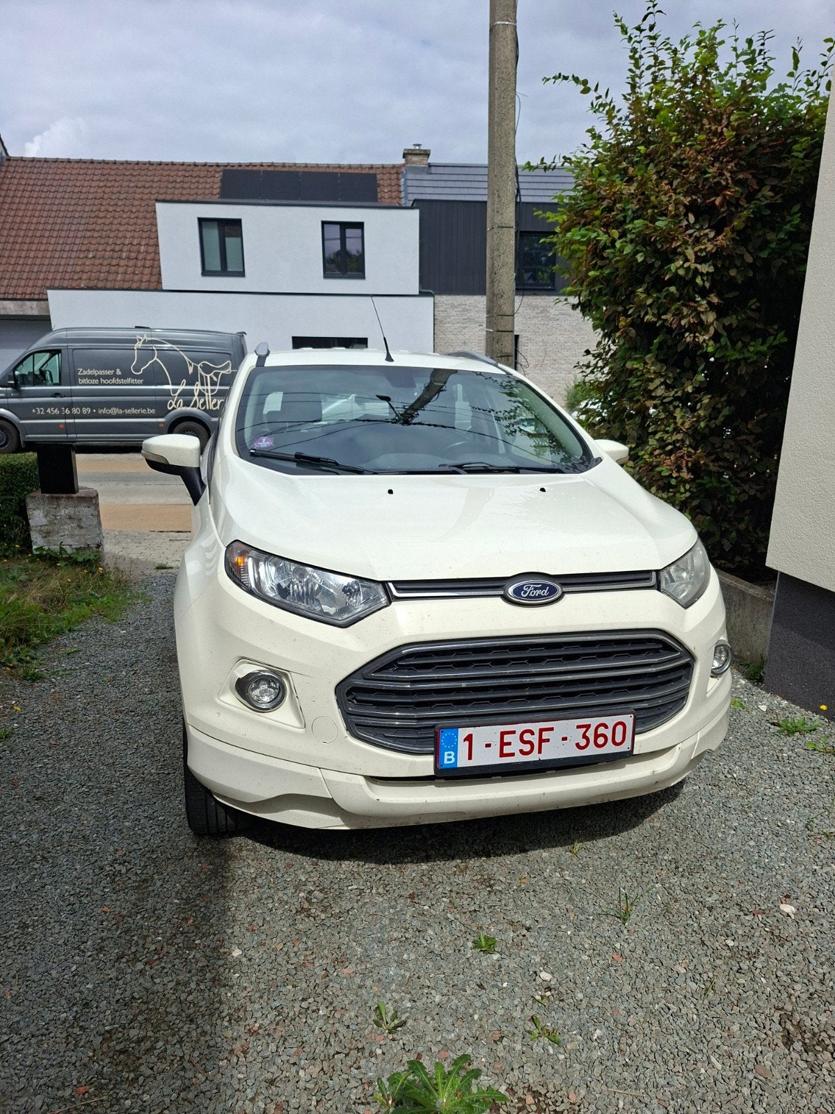 ford EcoSport, Auto's, Stof, Zwart, Ecosport, Wit