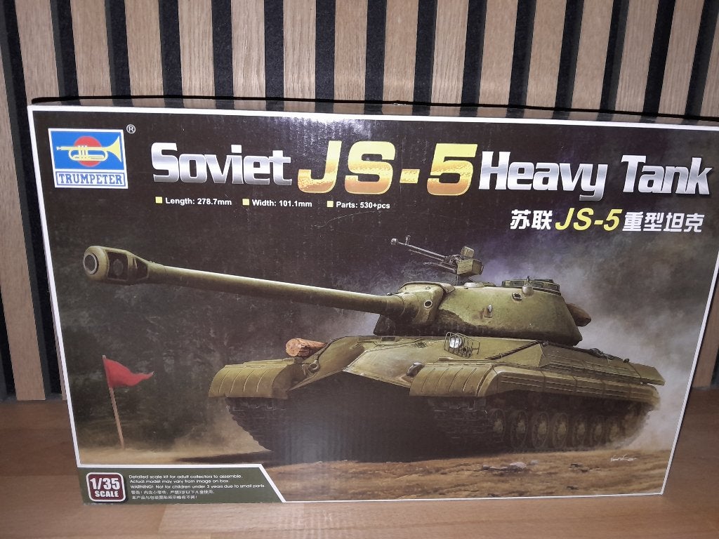 Modelbouw - Trumpeter JS-5 1:35, Overige merken, Tank, 1:32 tot 1:50, Ophalen of Verzenden