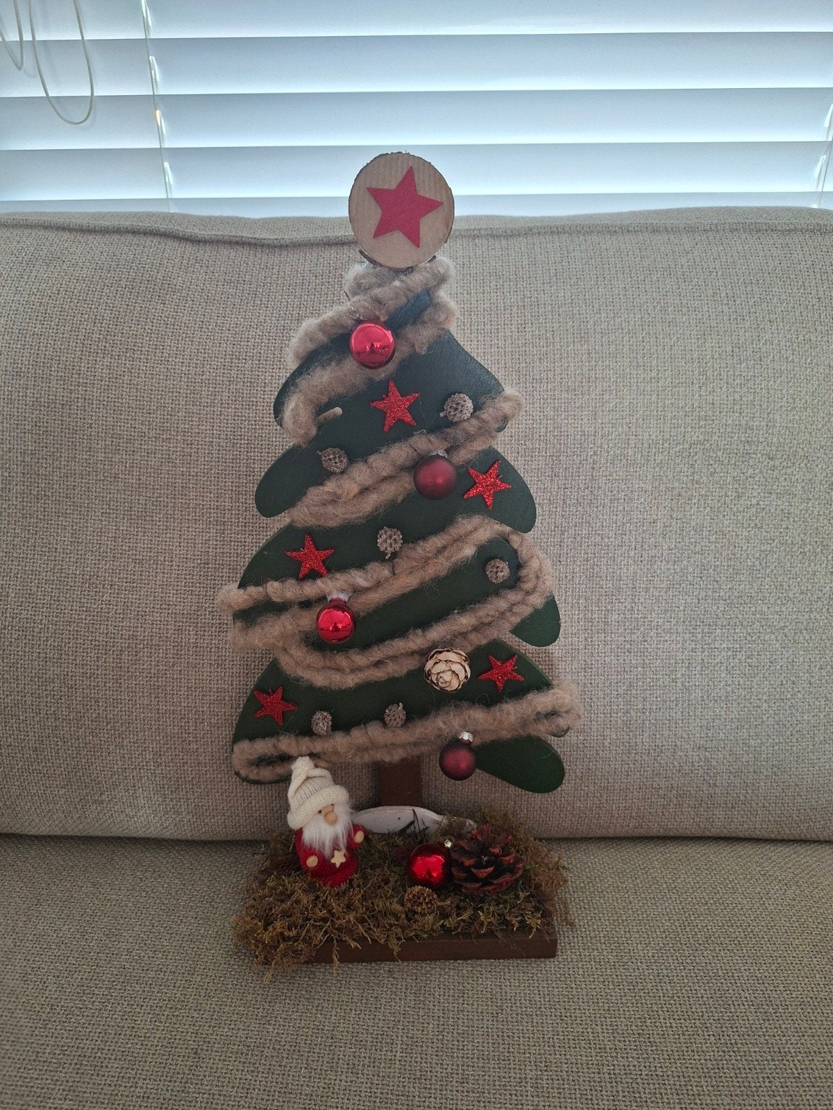 Houten kerstboom - tafelkerstboom, Maison & Meubles, Accessoires pour la Maison | Statues de Bouddha, Enlèvement