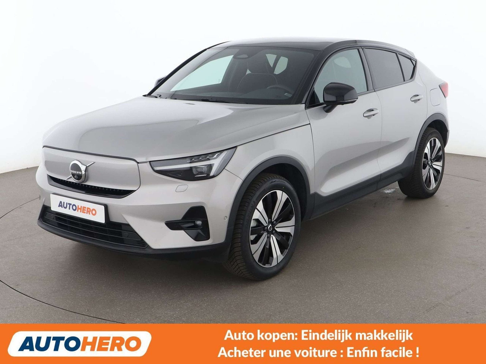 Volvo C40 Recharge Twin Pure 300 kW 1st Edition AWD, Auto's, Automaat, 2207 kg, Gebruikt, Zwart