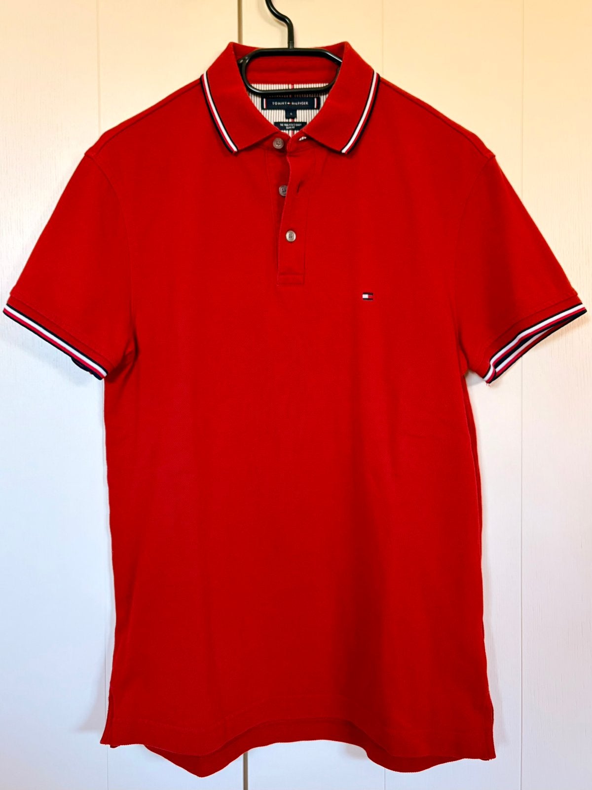 Polo Tommy Hilfiger rouge taille S Slim Fit, Vêtements | Hommes, Polos, Enlèvement ou Envoi, Comme neuf, Taille 46 (S) ou plus petite