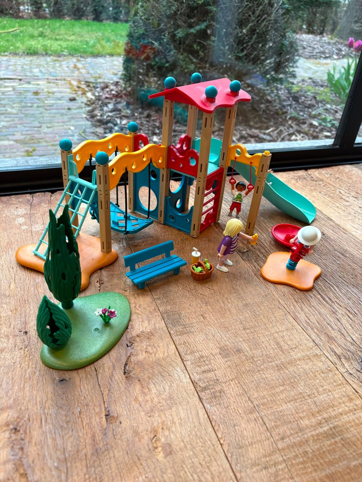 Playmobil speeltuin, Kinderen en Baby's, Ophalen, Zo goed als nieuw, Family fun