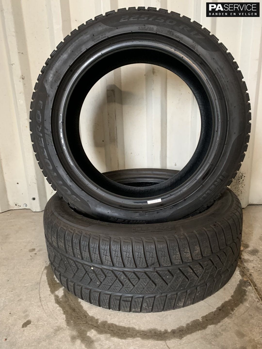 2x Pirelli 225 50 17 winterbanden met 6.9 mm, Pneus et Jantes, Pneus hiver, -, 17 pouces