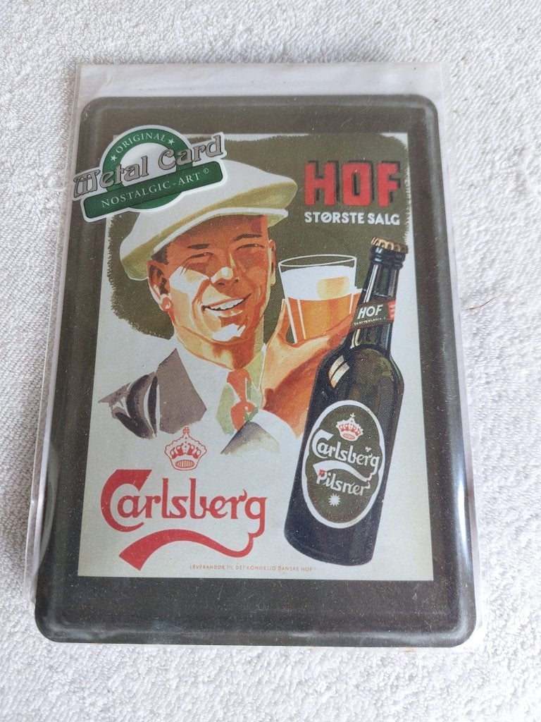 Reclamebordje Carlsberg, Ophalen of Verzenden, Nieuw, Reclamebord, Plaat of Schild, Overige merken