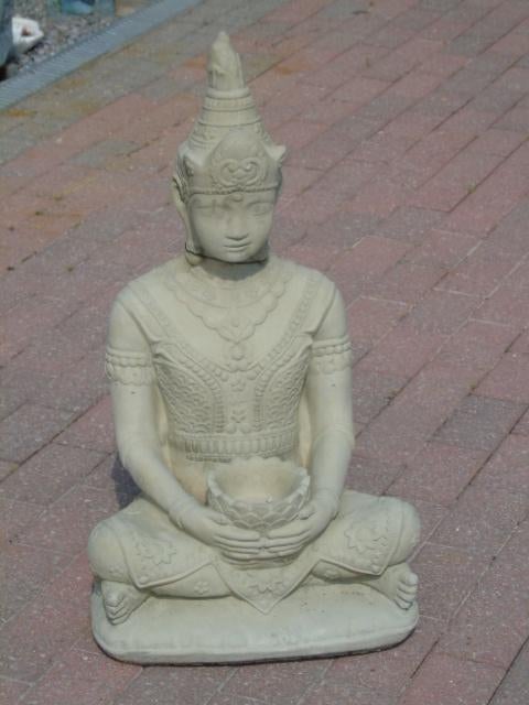 Thaise stenen Boeddha gereconstrueerd, geweldige prijs!, Ophalen, Nieuw, Steen, Boeddhabeeld