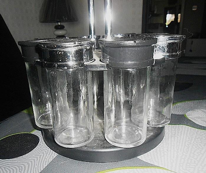 Petit " tourniquet" avec pots pour épices, Enlèvement ou Envoi, Comme neuf
