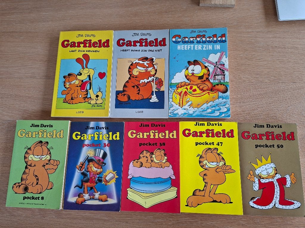 Garfield pockets 8 stuks, Boeken, Stripverhalen, Ophalen