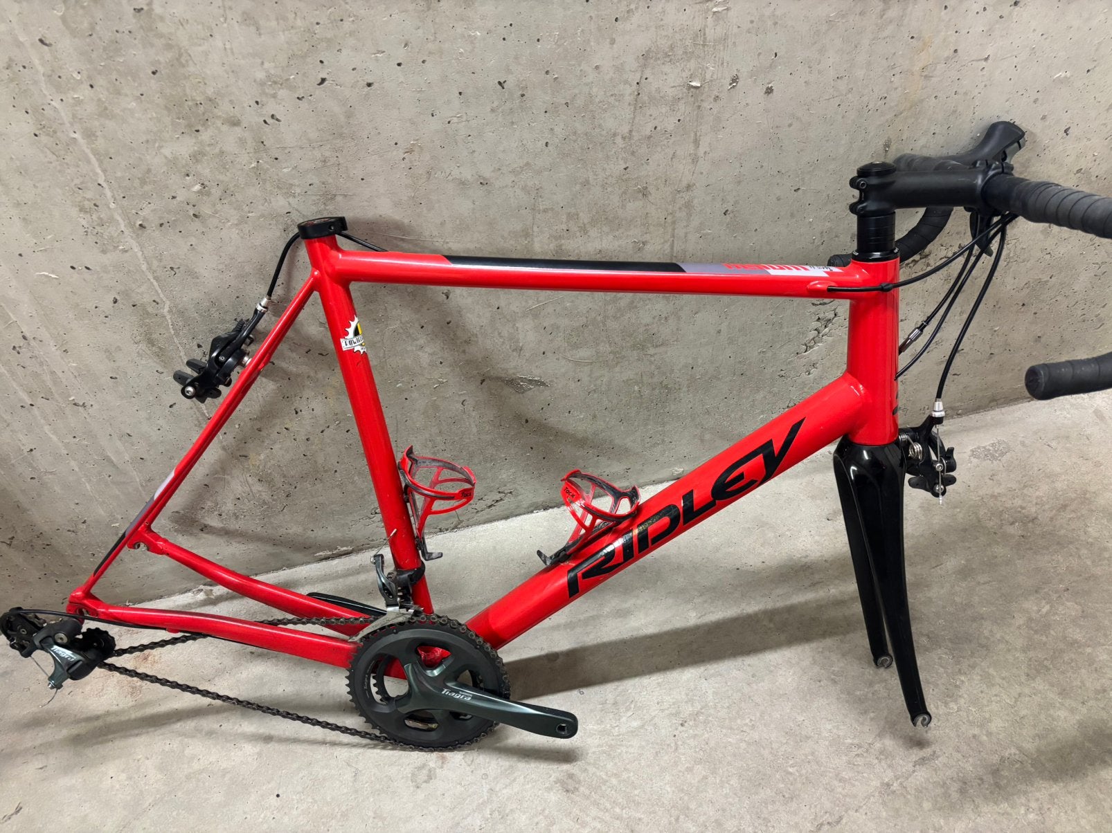Kit tiagra Shimano sur cadre de vélo à 2 roues, Autres marques, Frein sur jante, Aluminium, Enlèvement