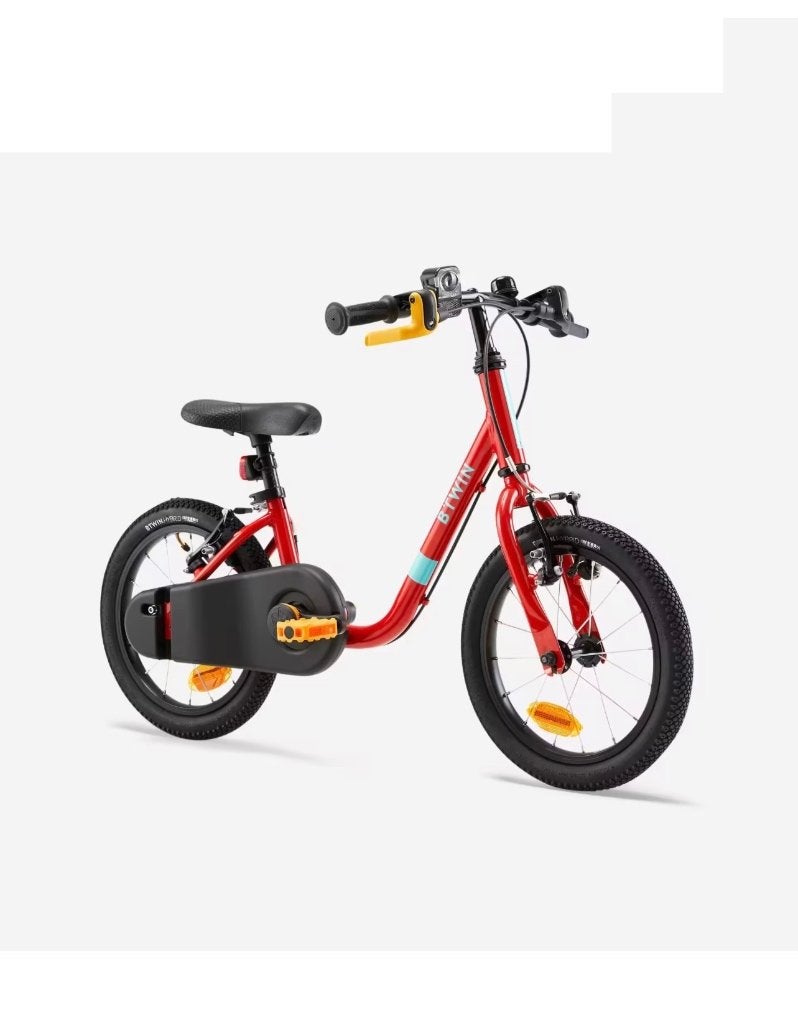 Kinderfiets 3 jaar 14 inch, Enlèvement, Comme neuf, Frein à disque, Btwin Decathlon