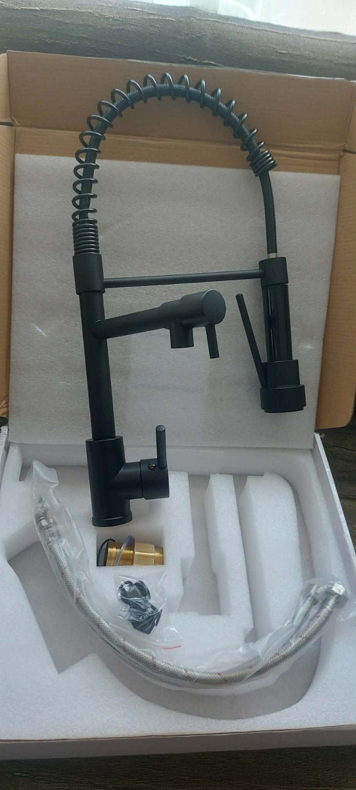 Robinet de Cuisine Double sortie avec douche Neuf, Enlèvement ou Envoi