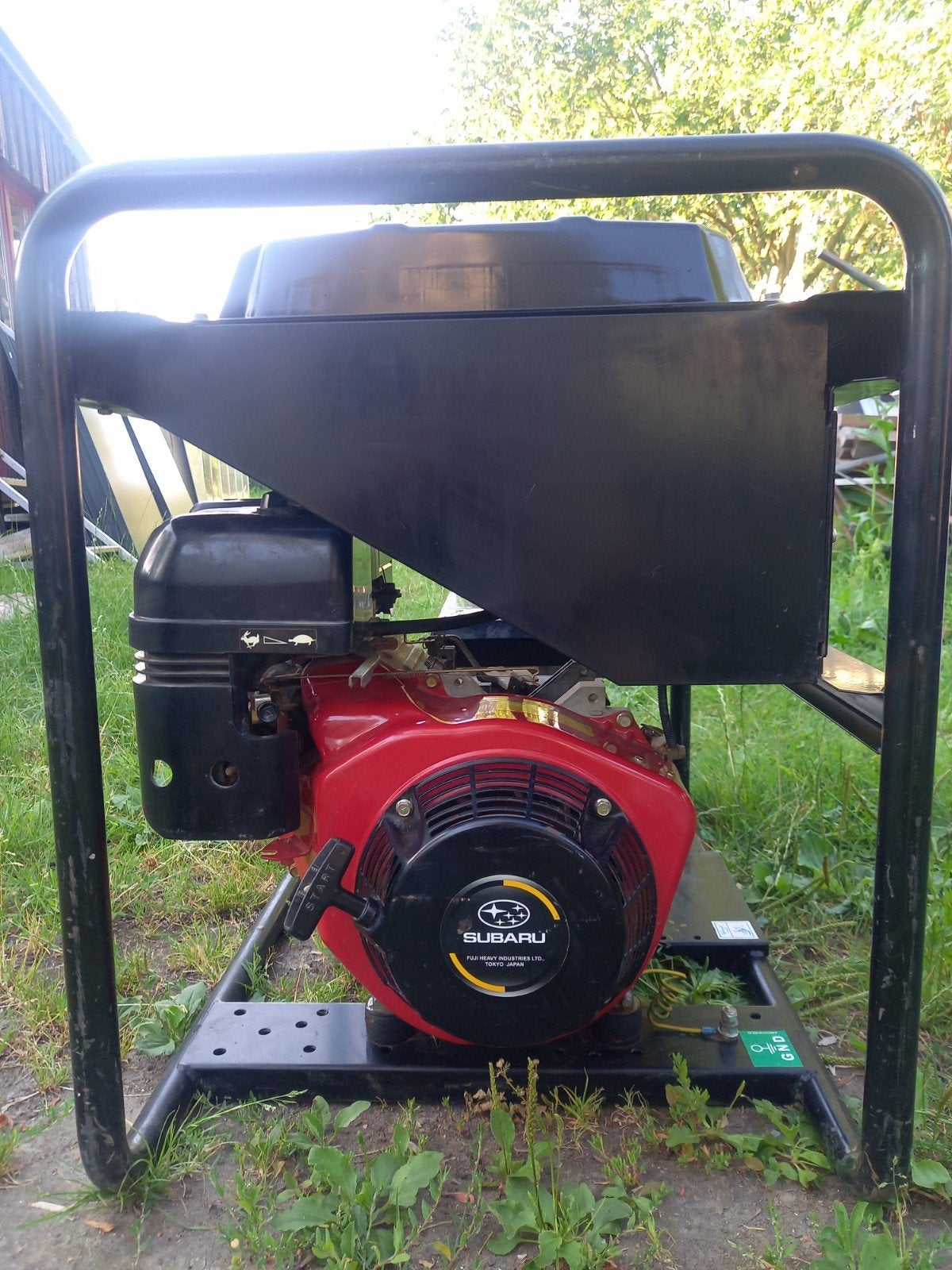 Generator stroomgroep aggregaat 7 kvA, Ophalen