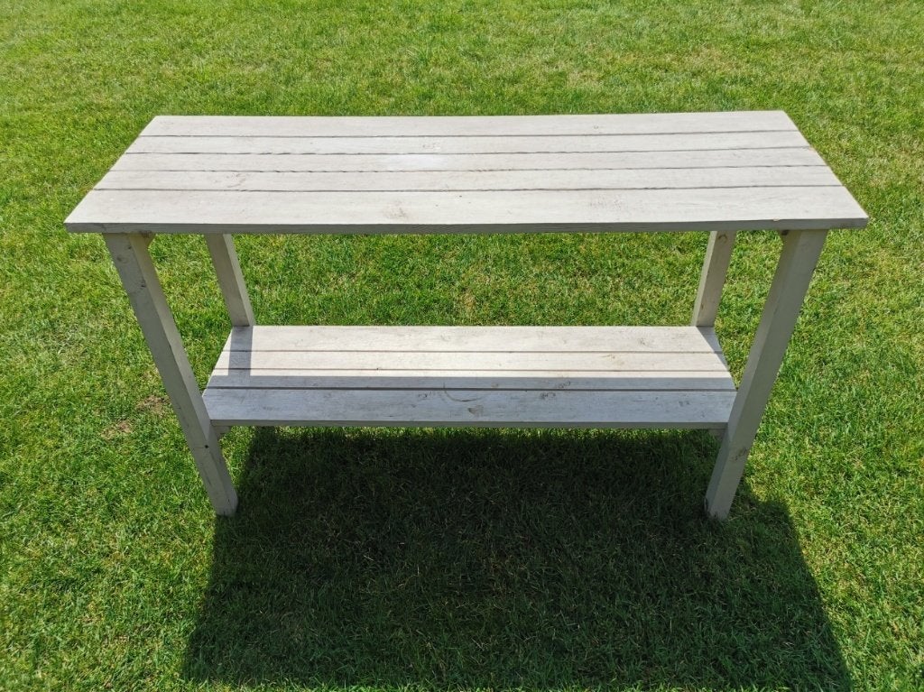 BBQ / terras bijzet tafel, Ophalen, Gebruikt