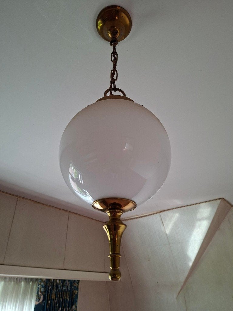 Retro hanglamp 1950, Ophalen, Huis en Inrichting