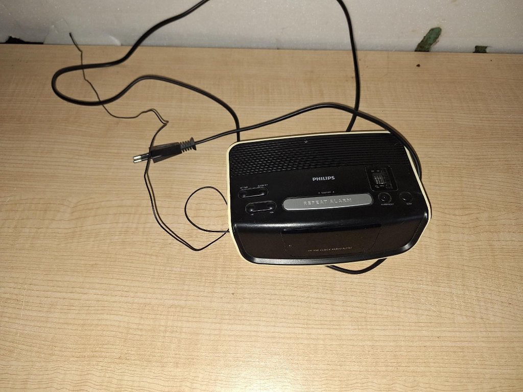 wekkerradio Philips, Electroménager, Réveils, Enlèvement ou Envoi, Comme neuf, Digital