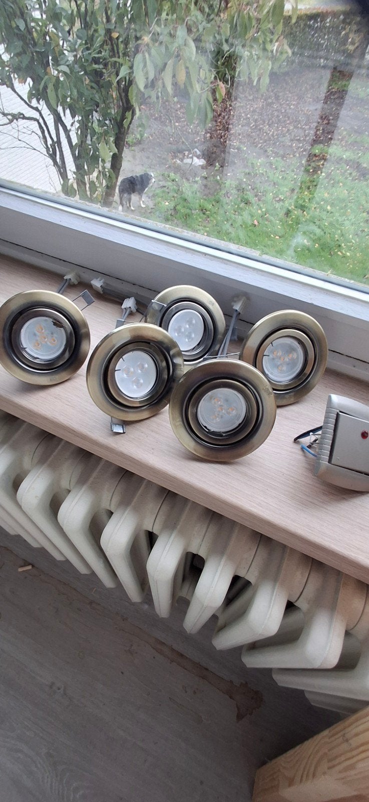 5 inbouwspots rvs, Huis en Inrichting, Ophalen of Verzenden, LED