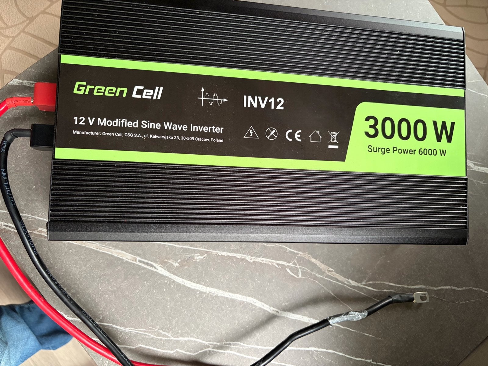 Omvormer Green Cell INV12, Caravans en Kamperen, Ophalen, Zo goed als nieuw