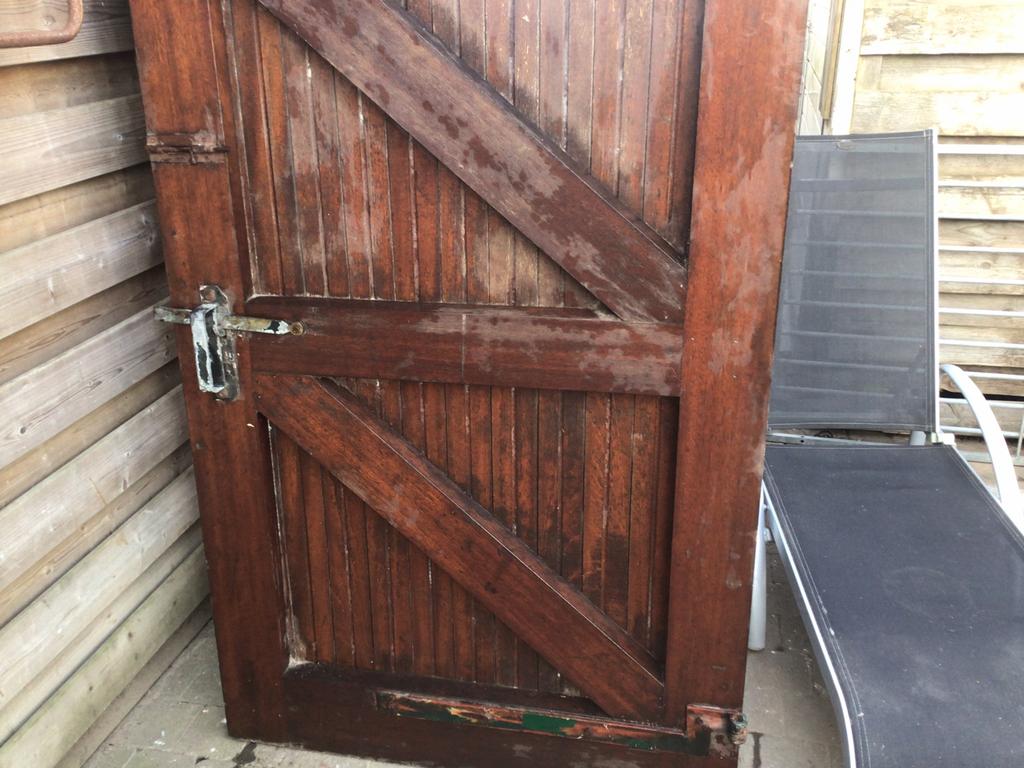 Zware tuinpoort, Tuin en Terras, Tuinpoorten, Ophalen, Zo goed als nieuw