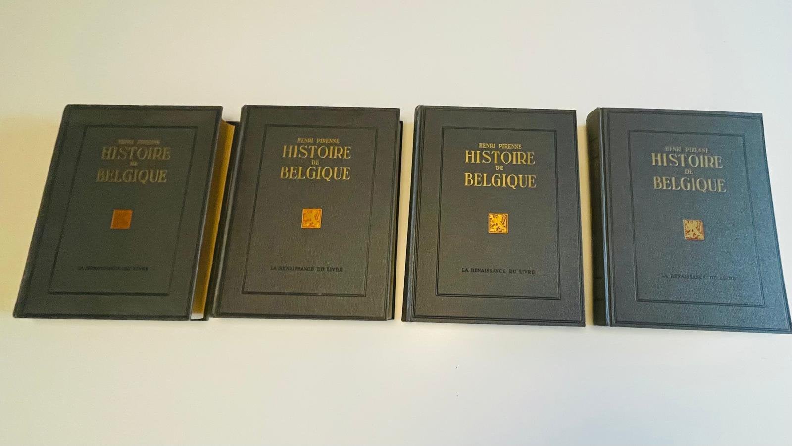 Histoire de Belgique, Henri Pirenne - 4 volumes complets, Enlèvement