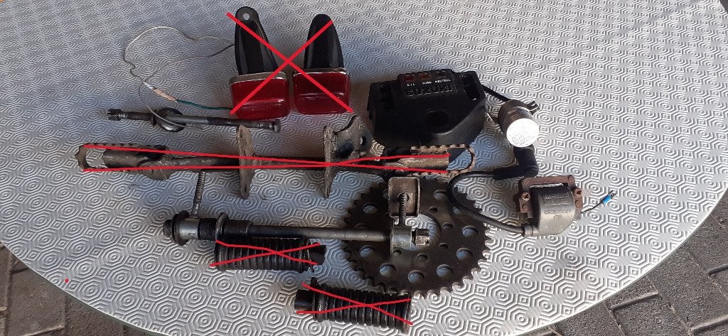 Onderdelen Suzuki TS50ER, Enlèvement ou Envoi, Utilisé
