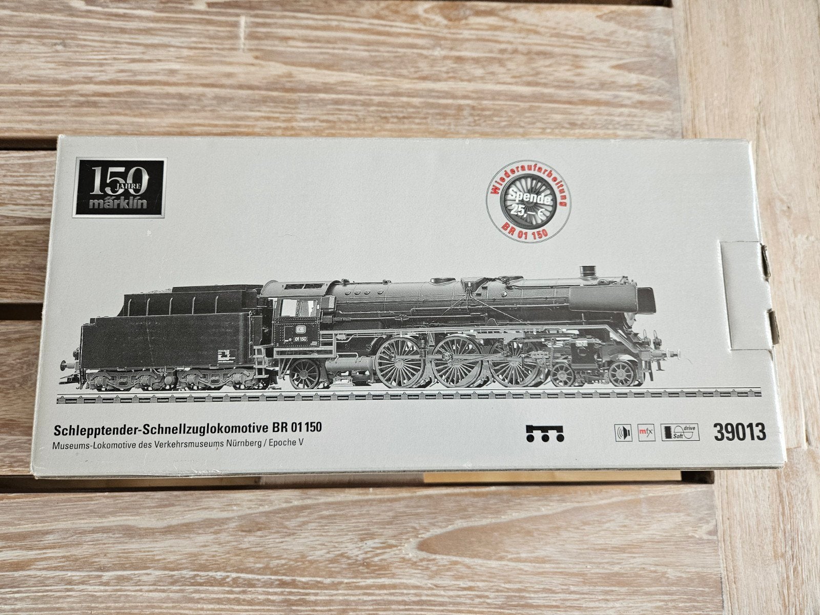 Märklin 39013 Br01.150 DB Museum, Enlèvement ou Envoi, Courant alternatif, Comme neuf, Locomotive
