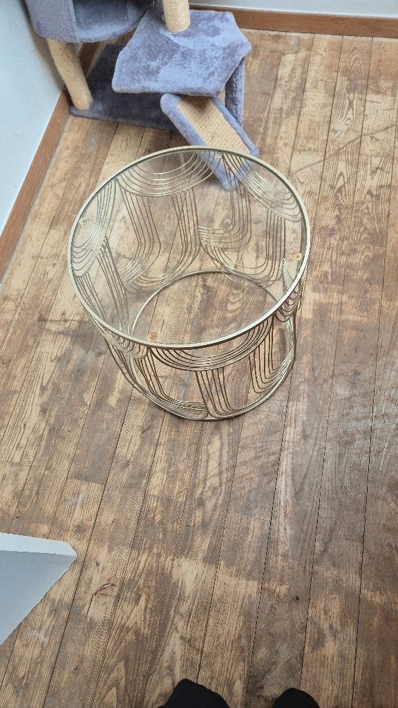 Table ronde salon, Ophalen, Minder dan 50 cm, Gebruikt, Rond