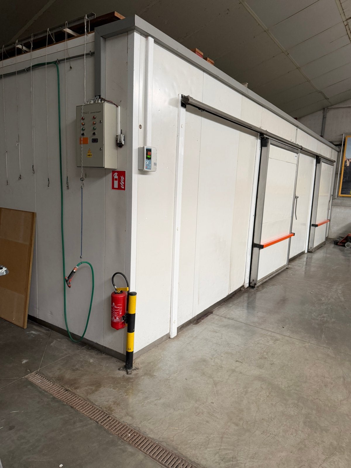 Frigocel  12m x 5 m x3,5m hoog, Ophalen
