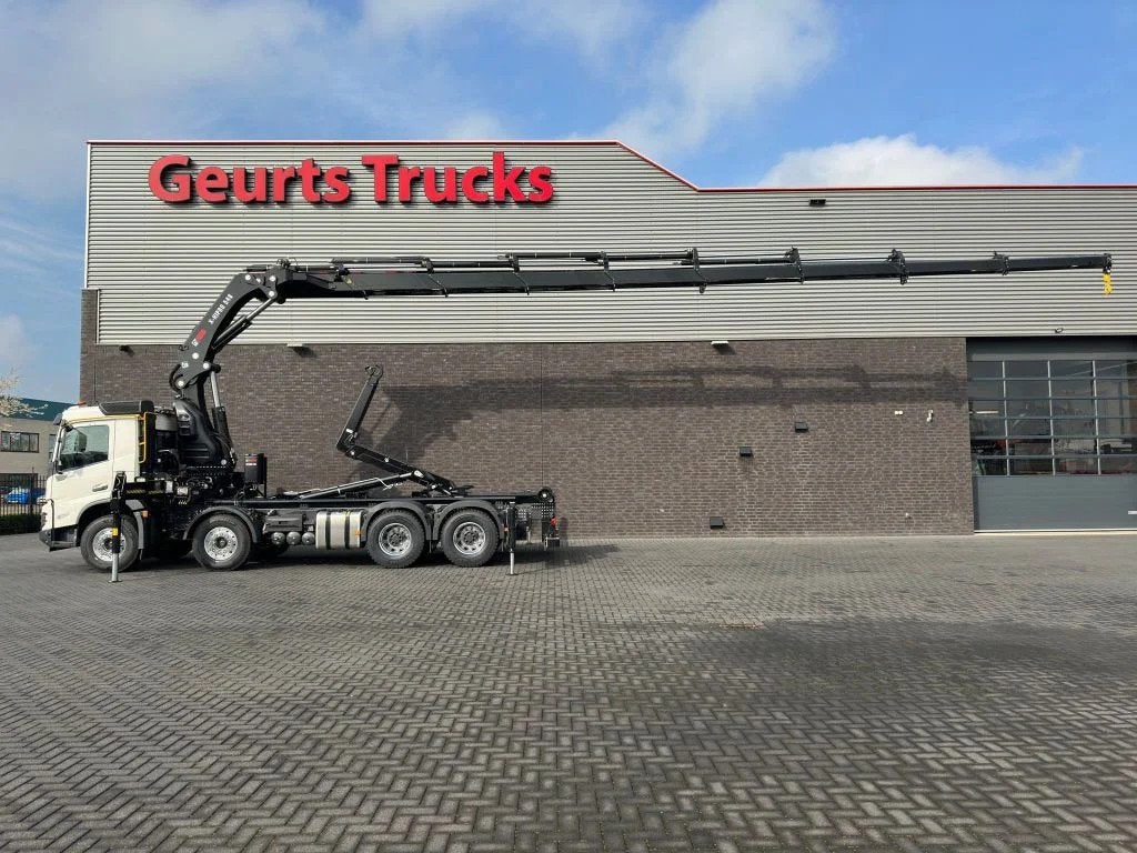 Volvo FMX 500 8X4 HIAB HAAKARM + HIAB 548 E-8 KRAAN/KRAN/CRA, Autos, Camions, Achat, Euro 6, Éclairage LED, 500 ch