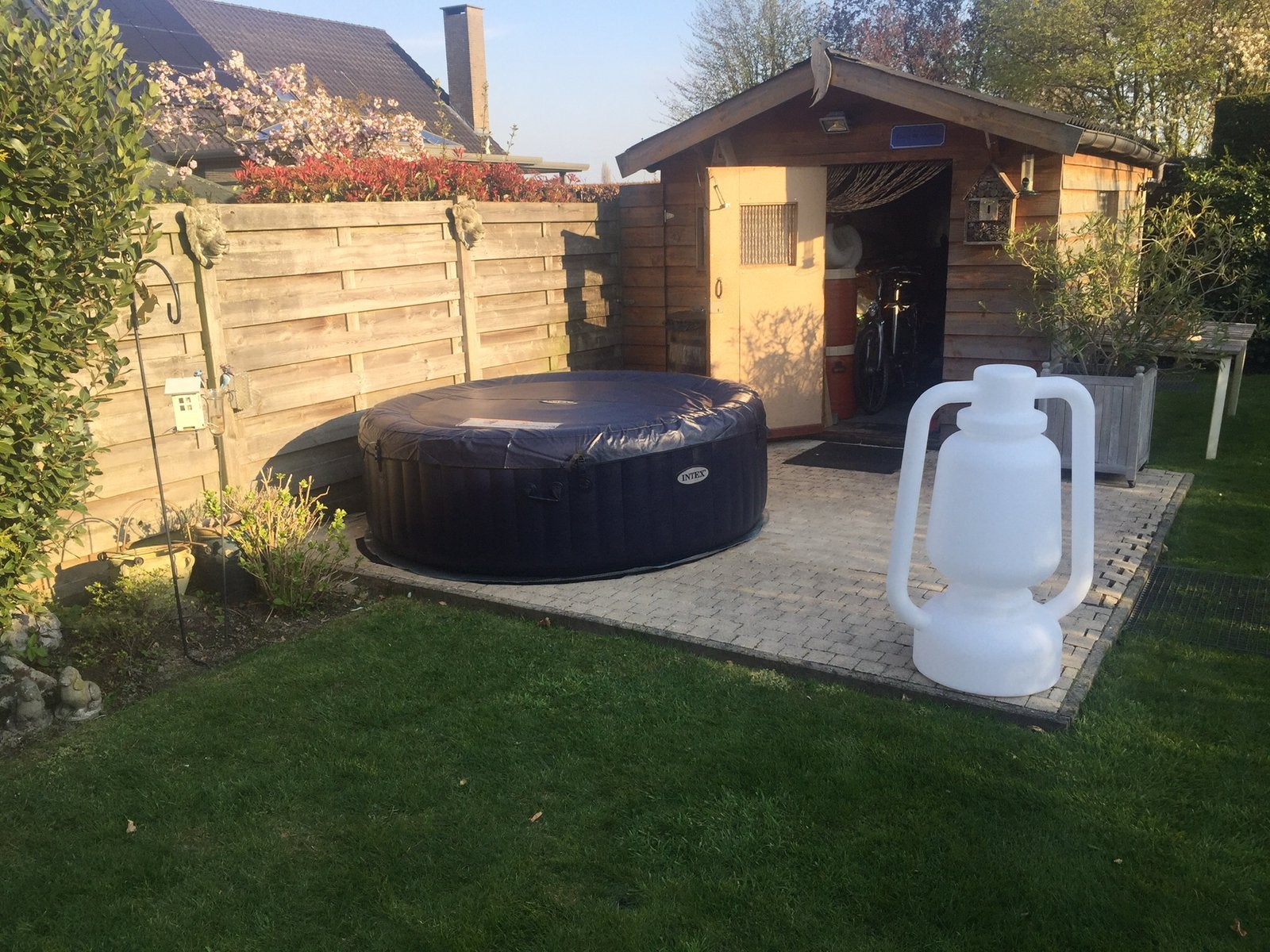 Bubbelbad opblaasbaar Intex, Ophalen of Verzenden, Zo goed als nieuw, Opblaasbaar