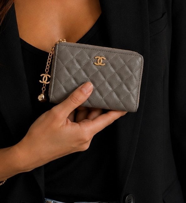 Chanel portemonnee, Overige merken, Ophalen of Verzenden, Zo goed als nieuw, Leder