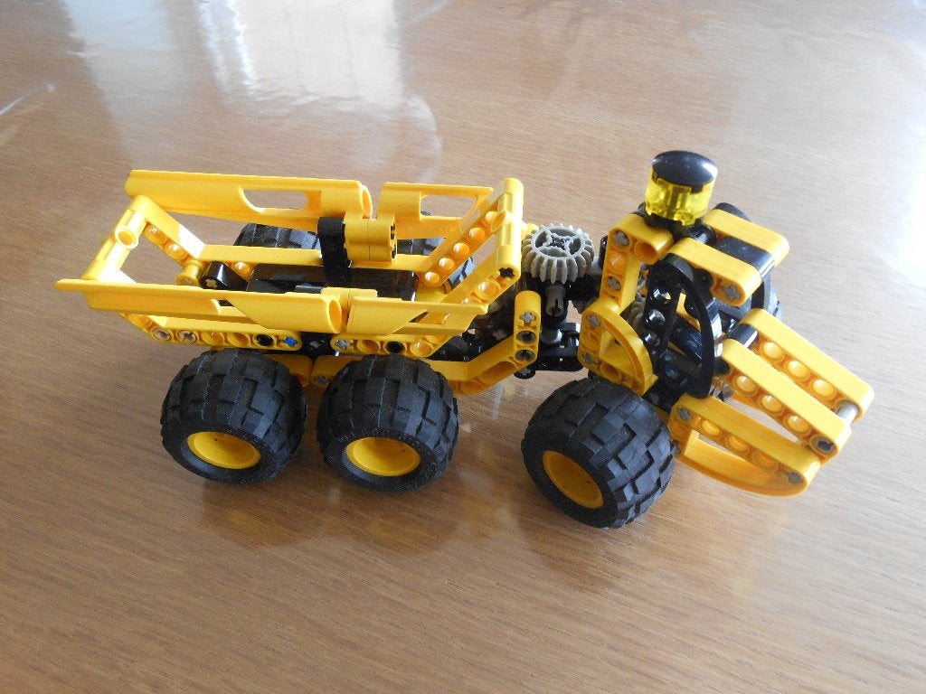 lego technic 8451 dumptruck, Kinderen en Baby's, Speelgoed | Duplo en Lego, Gebruikt, Lego, Ophalen of Verzenden, Complete set