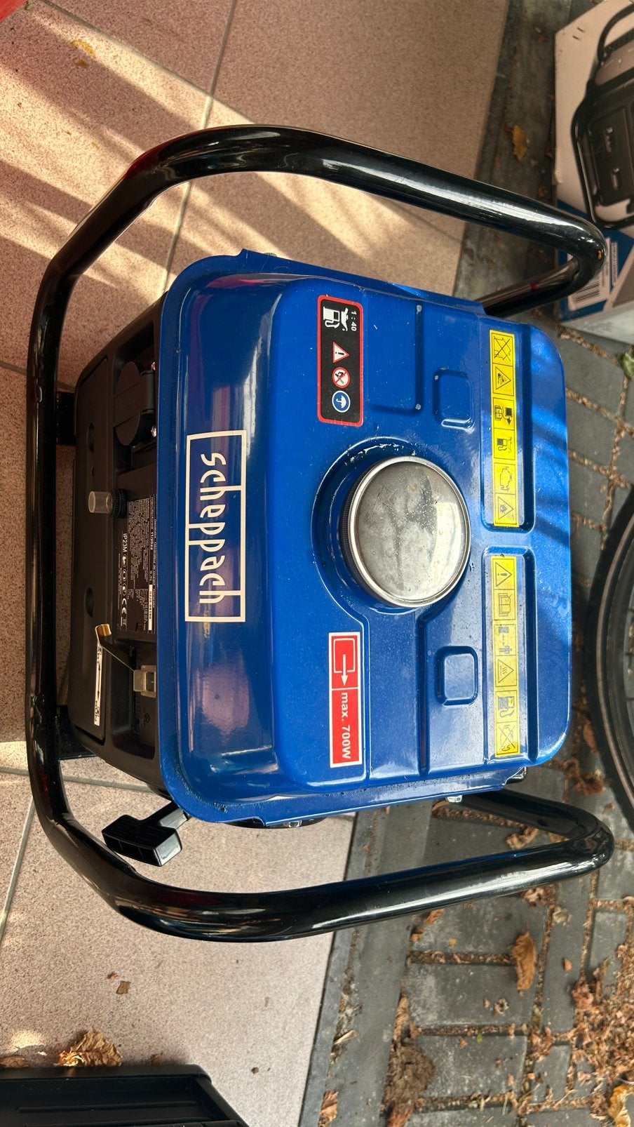 Scheppach SG1000 Benzine Generator, Ophalen, Gebruikt, Minder dan 5 kVA, Benzine