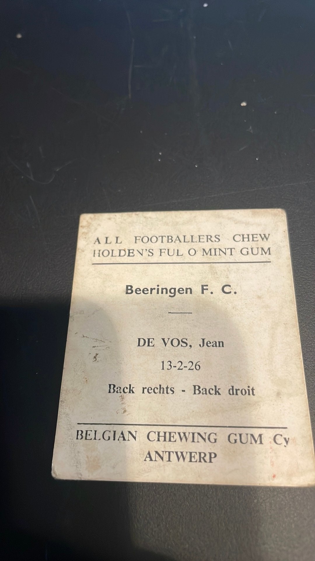 Chew holden’s ful o mint gum(x3a), Ophalen of Verzenden, Gebruikt, Poster, Plaatje of Sticker